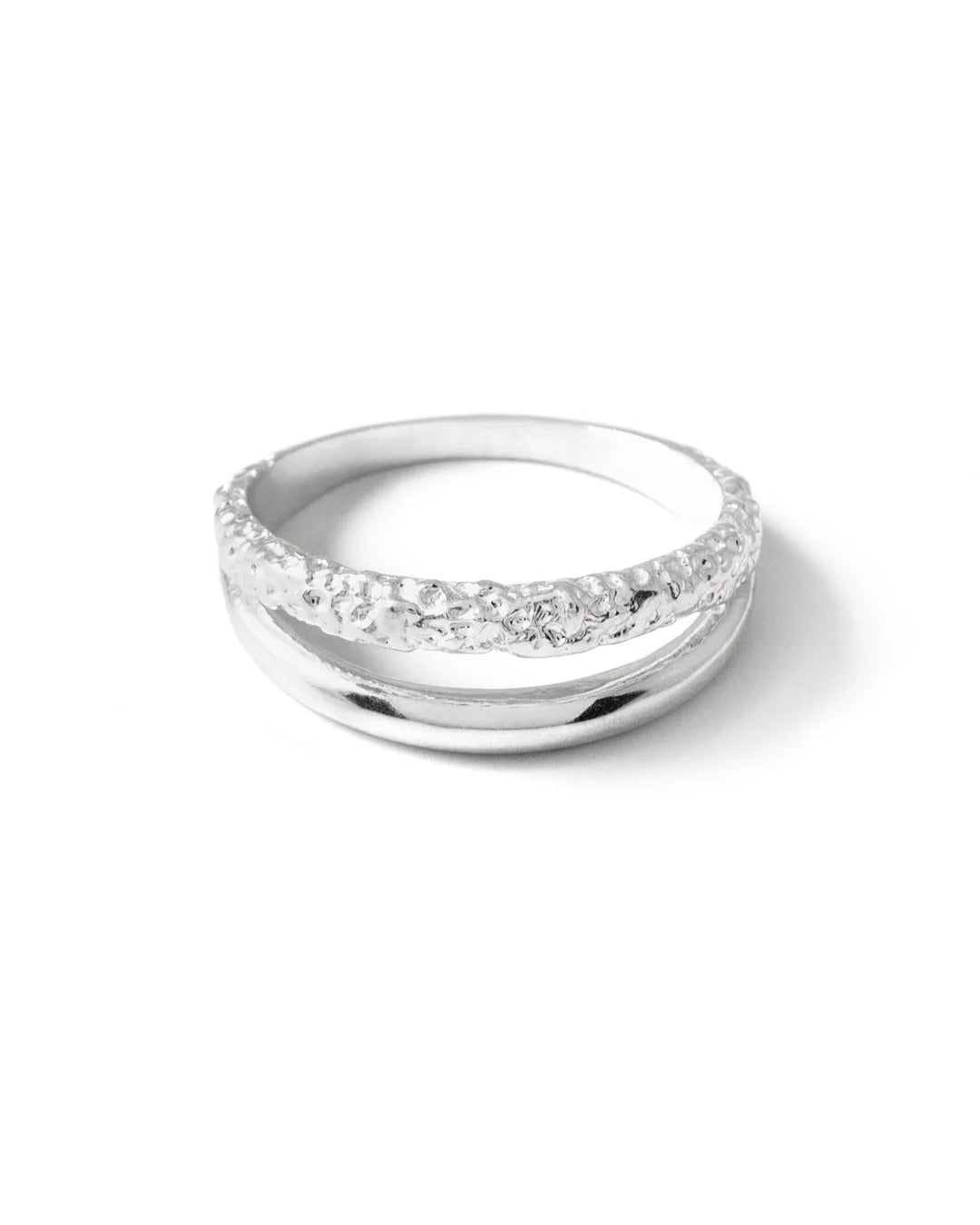 Bague Dopio argent