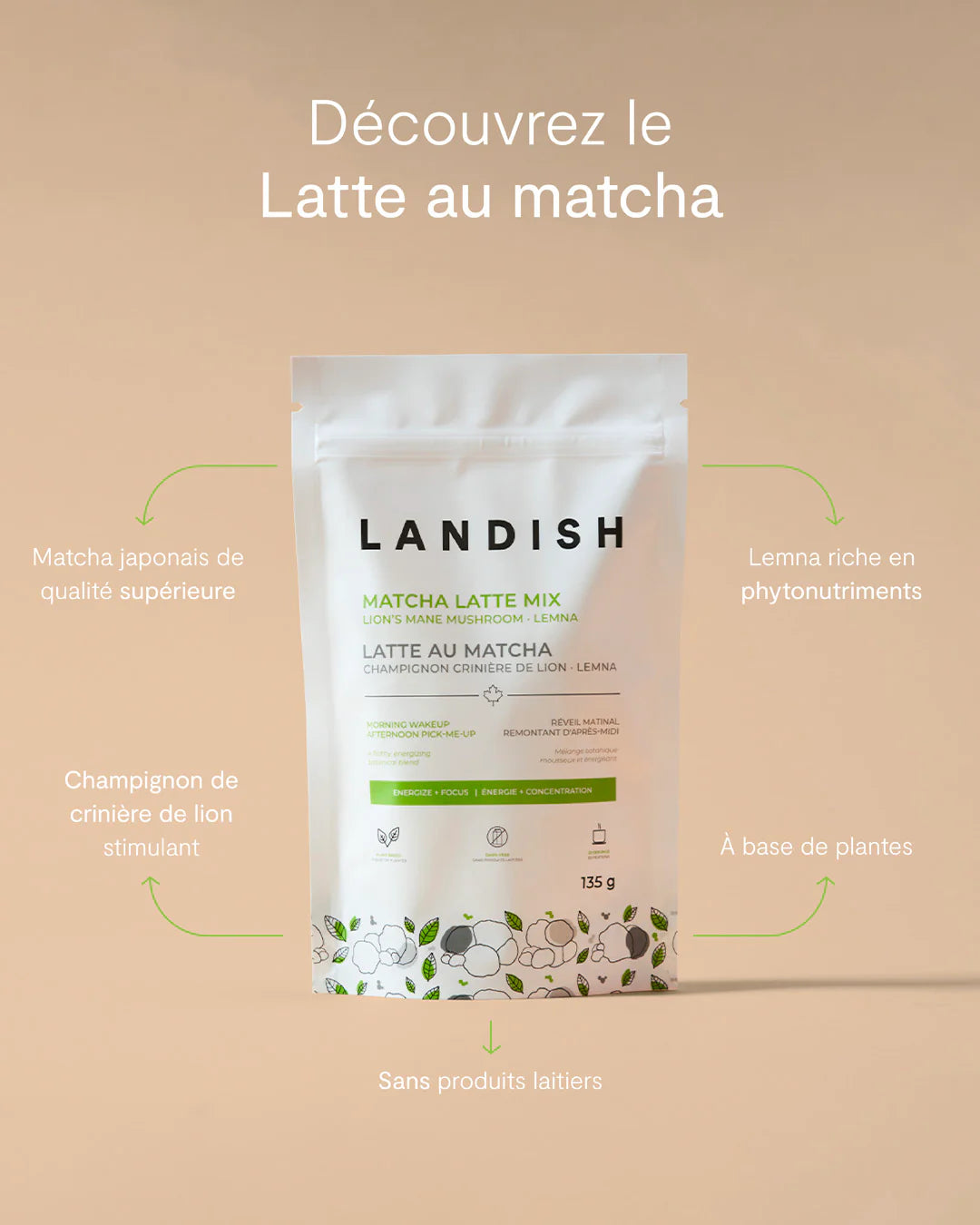 Latté au matcha
