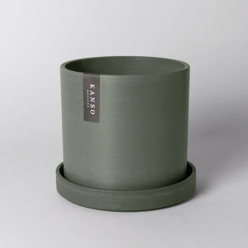 Pot et soucoupe Signature - 4 et 7 pouces