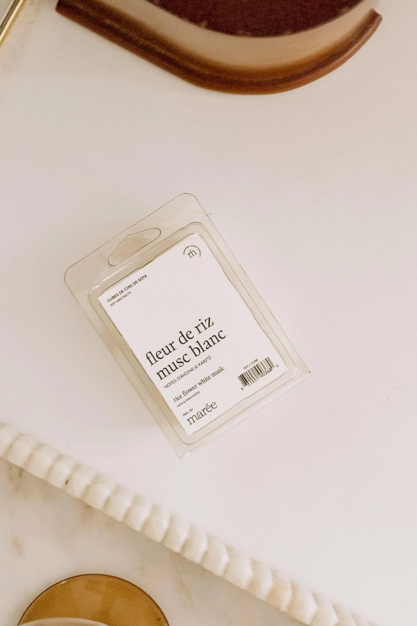 Pastilles de cire pour diffuseur - Fleur de riz musc blanc