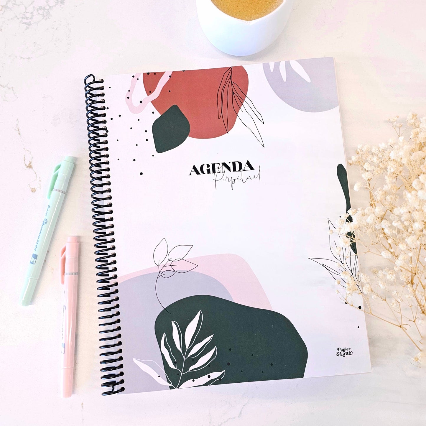 Agenda non daté Papier Latté - 4e édition