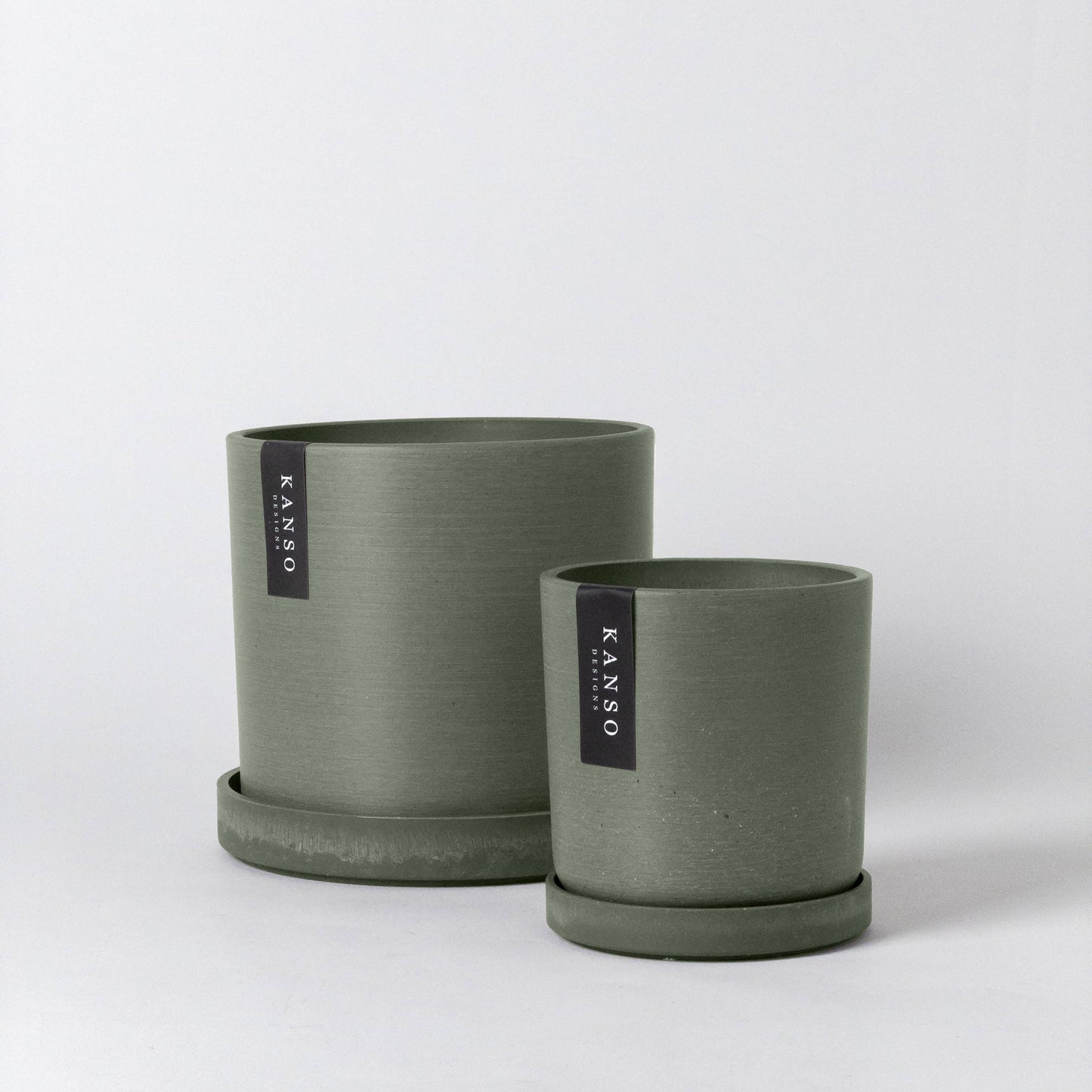 Pot et soucoupe Signature - 4 et 7 pouces