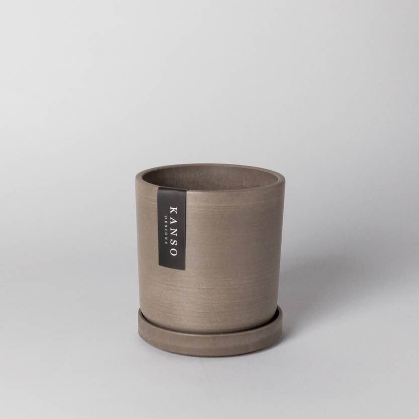 Pot et soucoupe Signature - 4 et 7 pouces