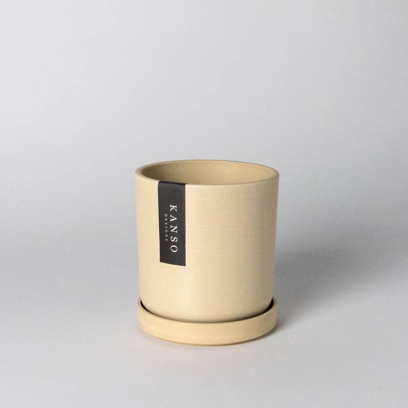 Pot et soucoupe Signature - 4 et 7 pouces