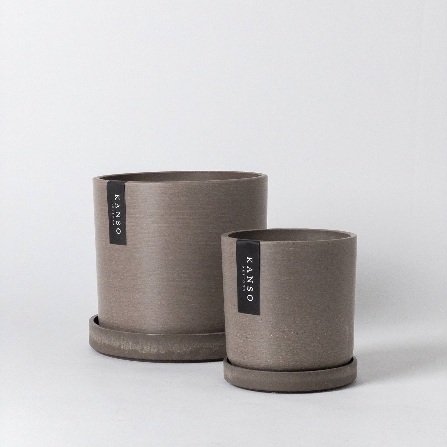 Pot et soucoupe Signature - 4 et 7 pouces