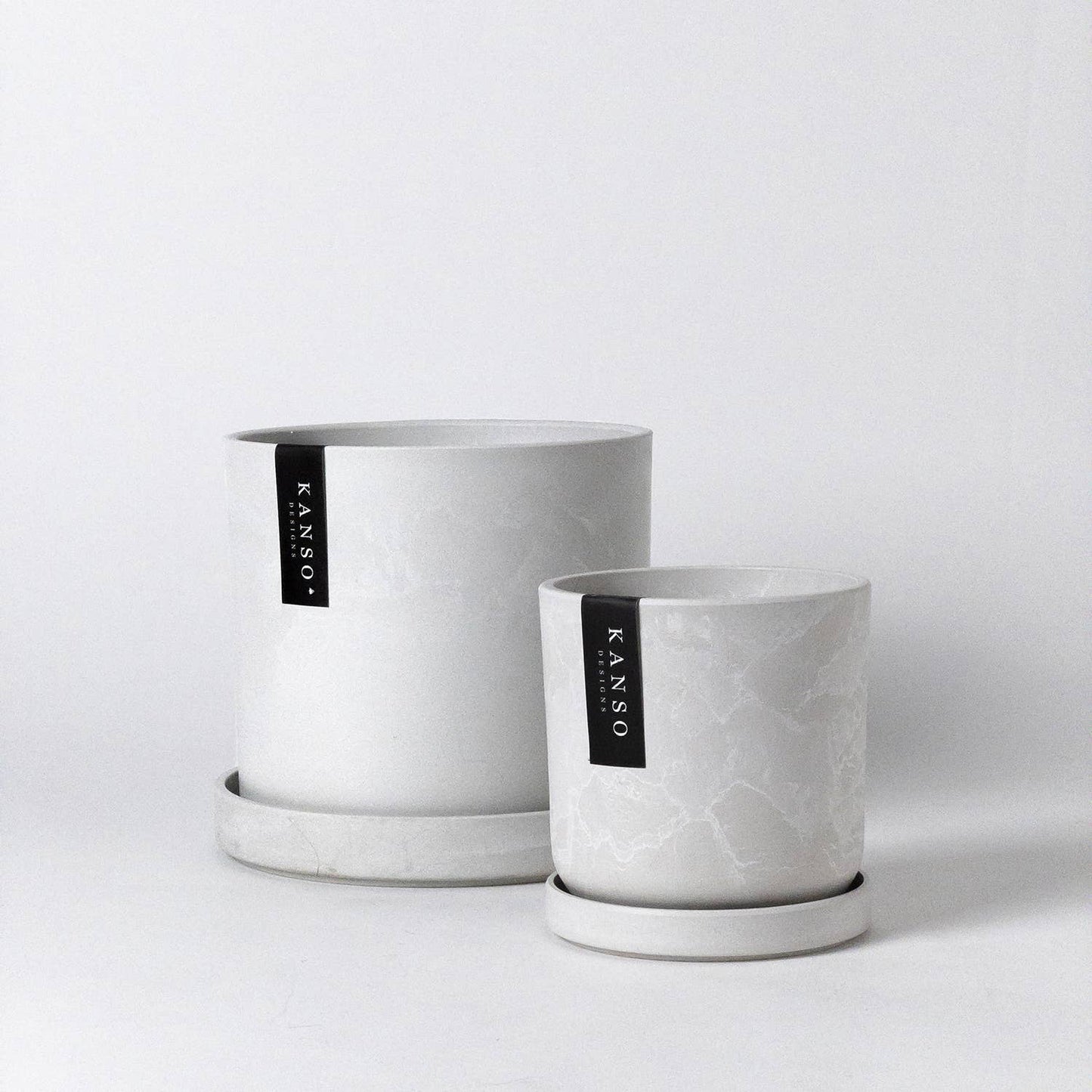 Pot et soucoupe Signature - 4 et 7 pouces
