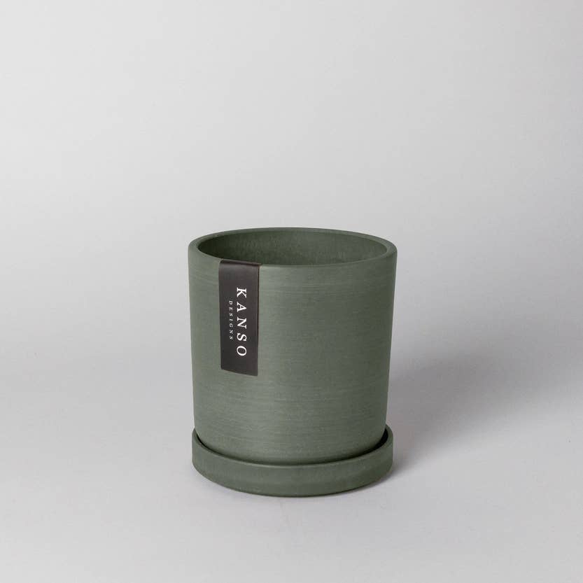 Pot et soucoupe Signature - 4 et 7 pouces
