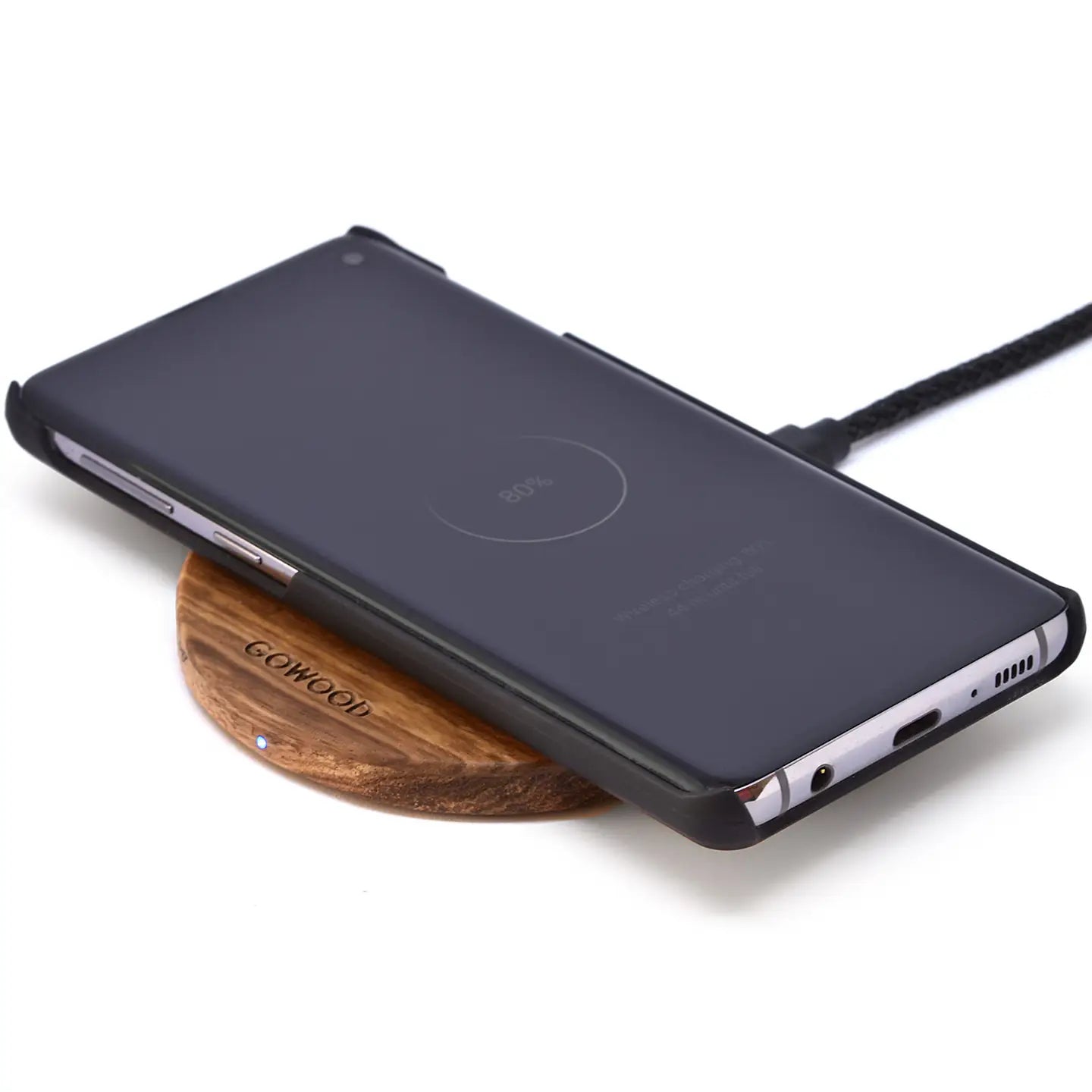 Chargeur sans fil Fast Zebra Wood - 15 W