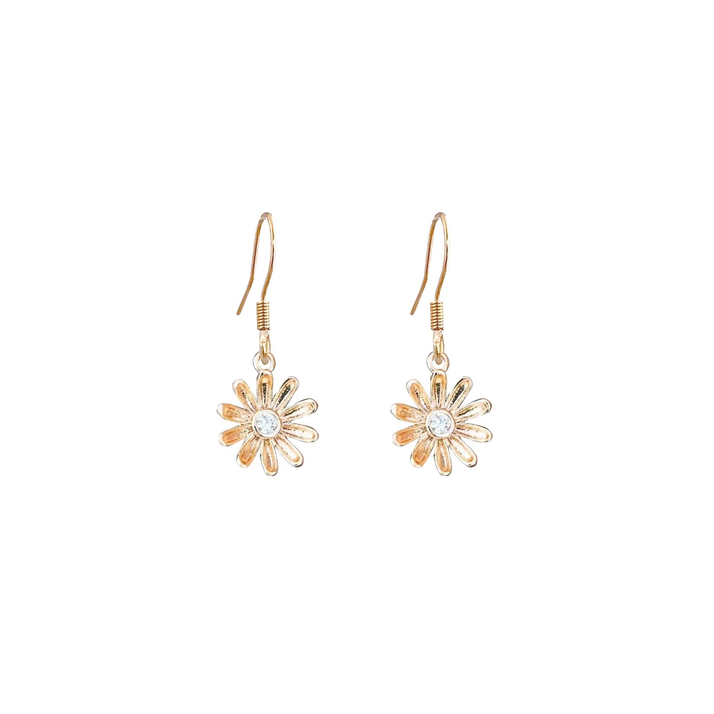 Boucles d'oreilles - Grande marguerite