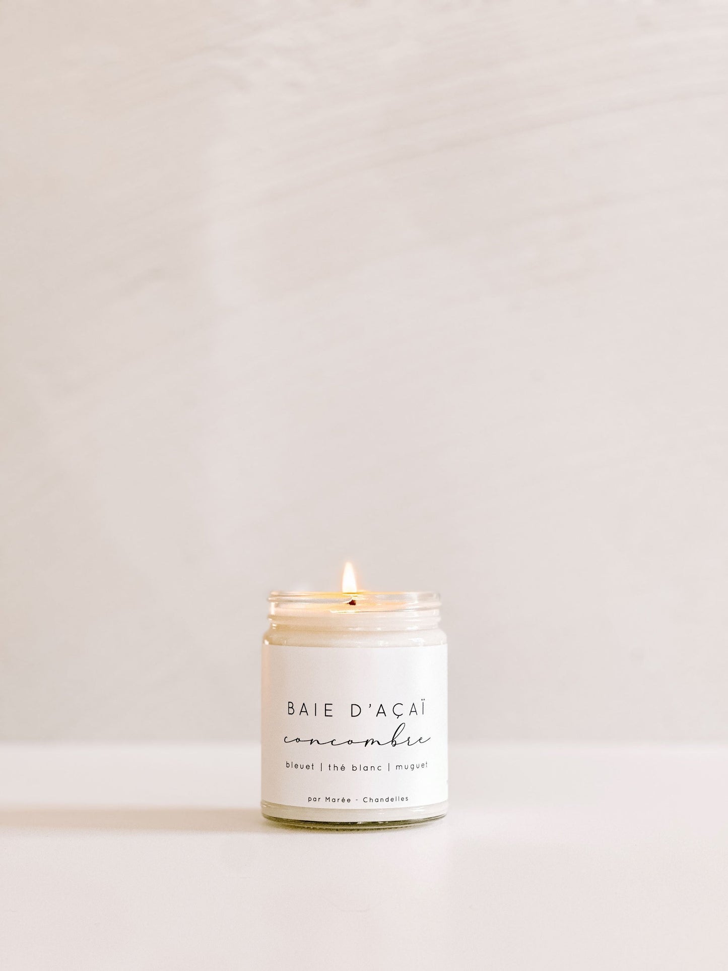 Chandelle de soya - Baie d'açaï concombre