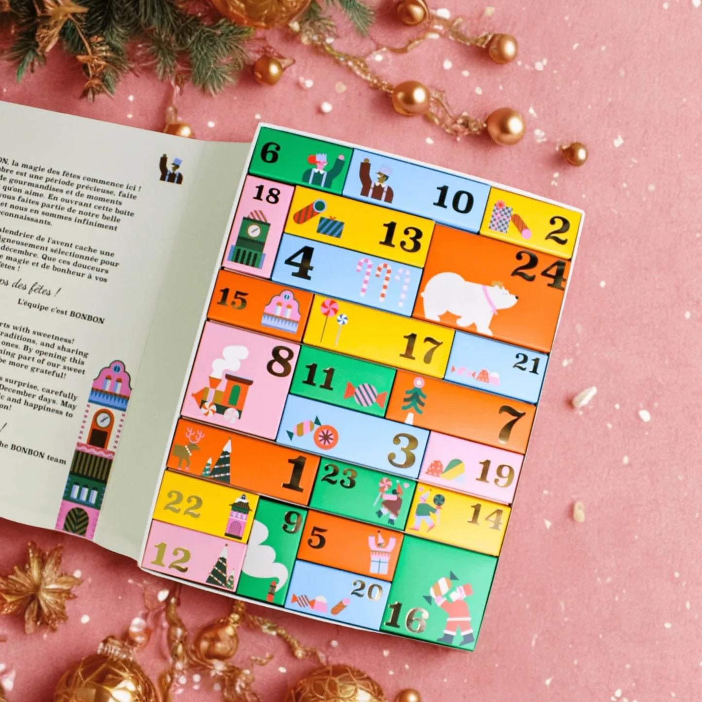 Calendrier de l'avent 2025 - Bonbons