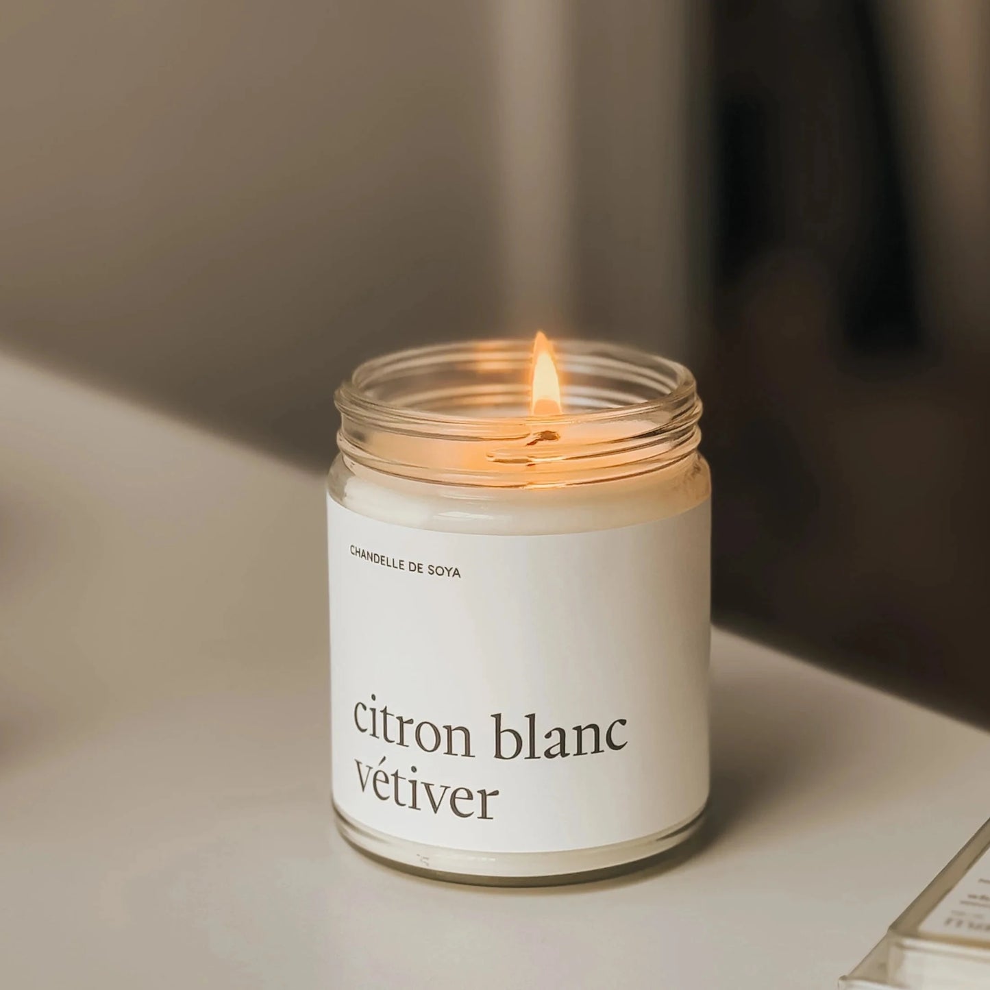 Chandelle Citron blanc vétivier