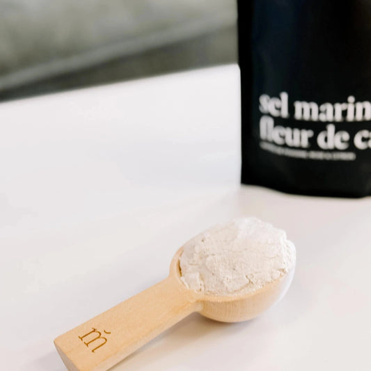 Cuillère en bois pour bain moussant