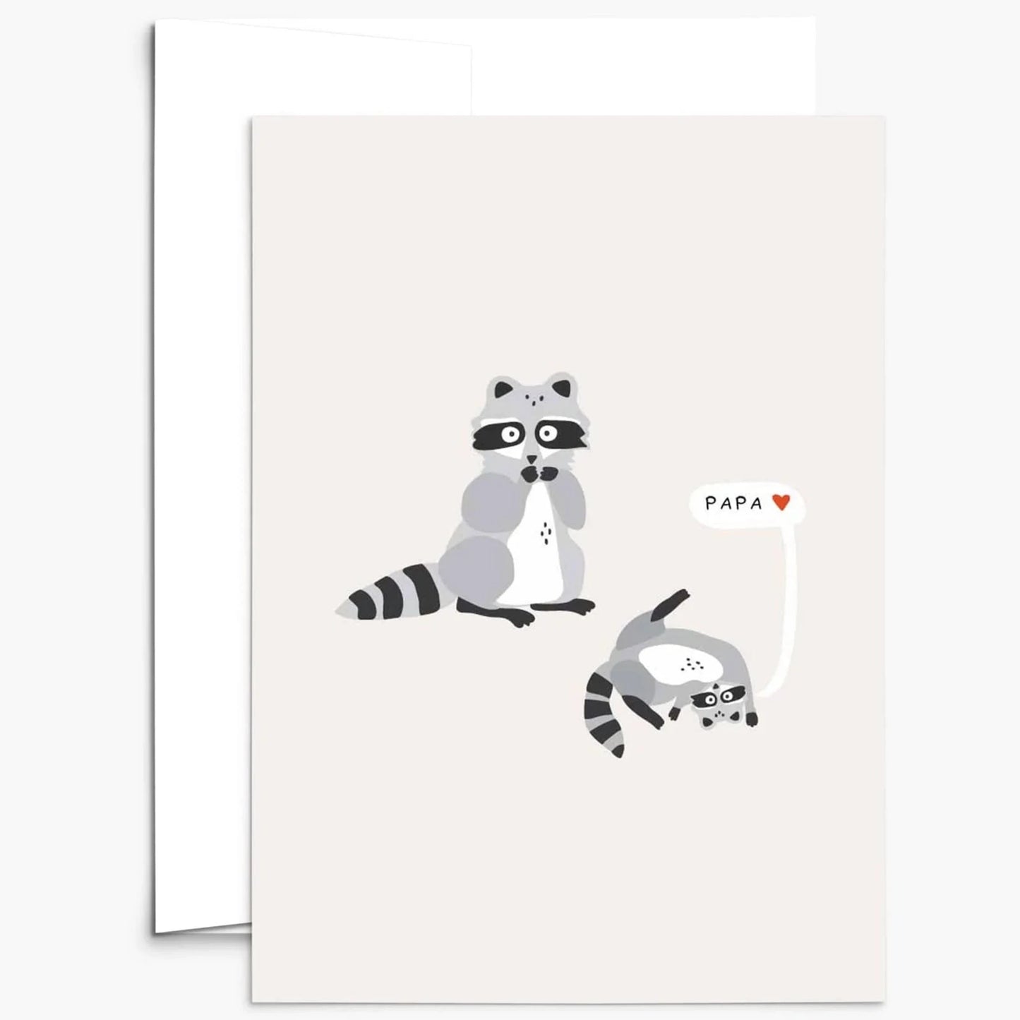 Carte de voeux pour les papas - Ratons mignons