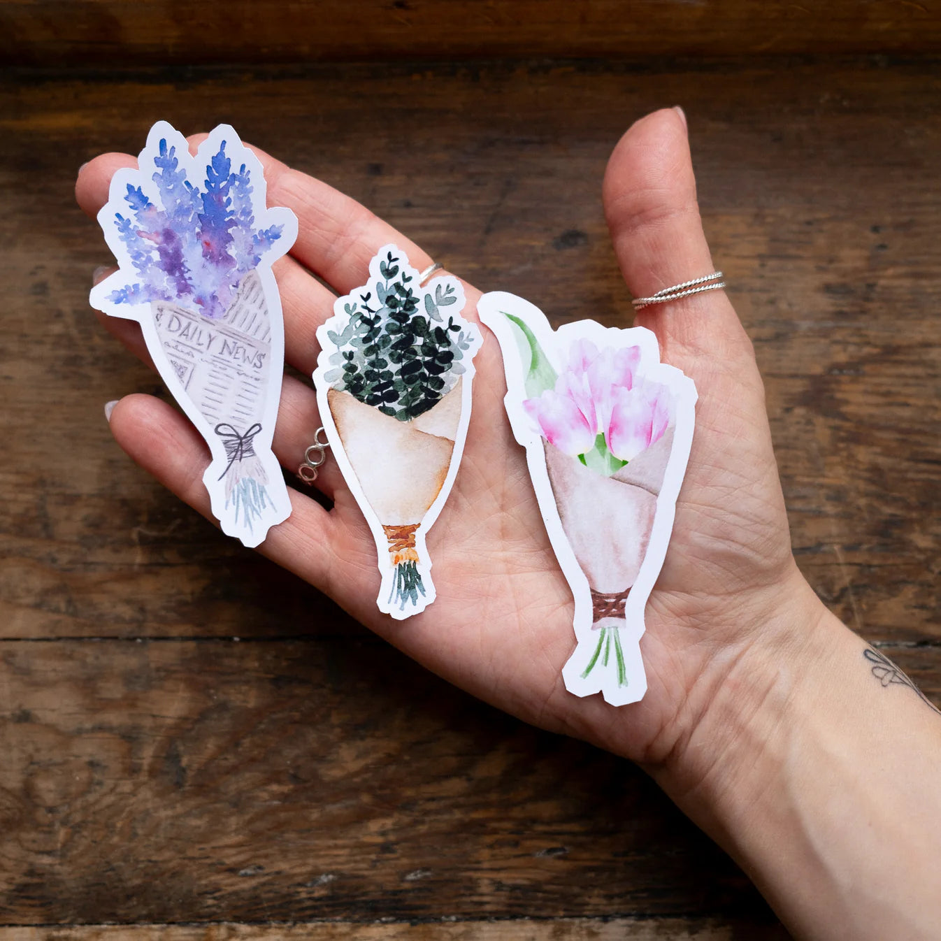 Autocollant vinyle - Bouquets