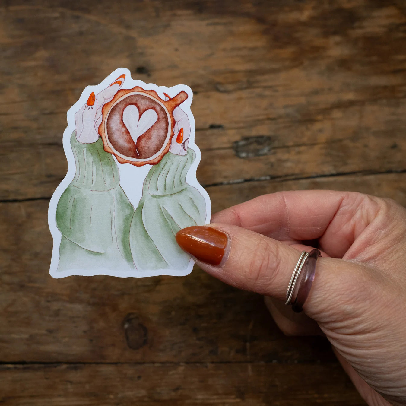 Autocollant vinyle - Réconfort d'automne