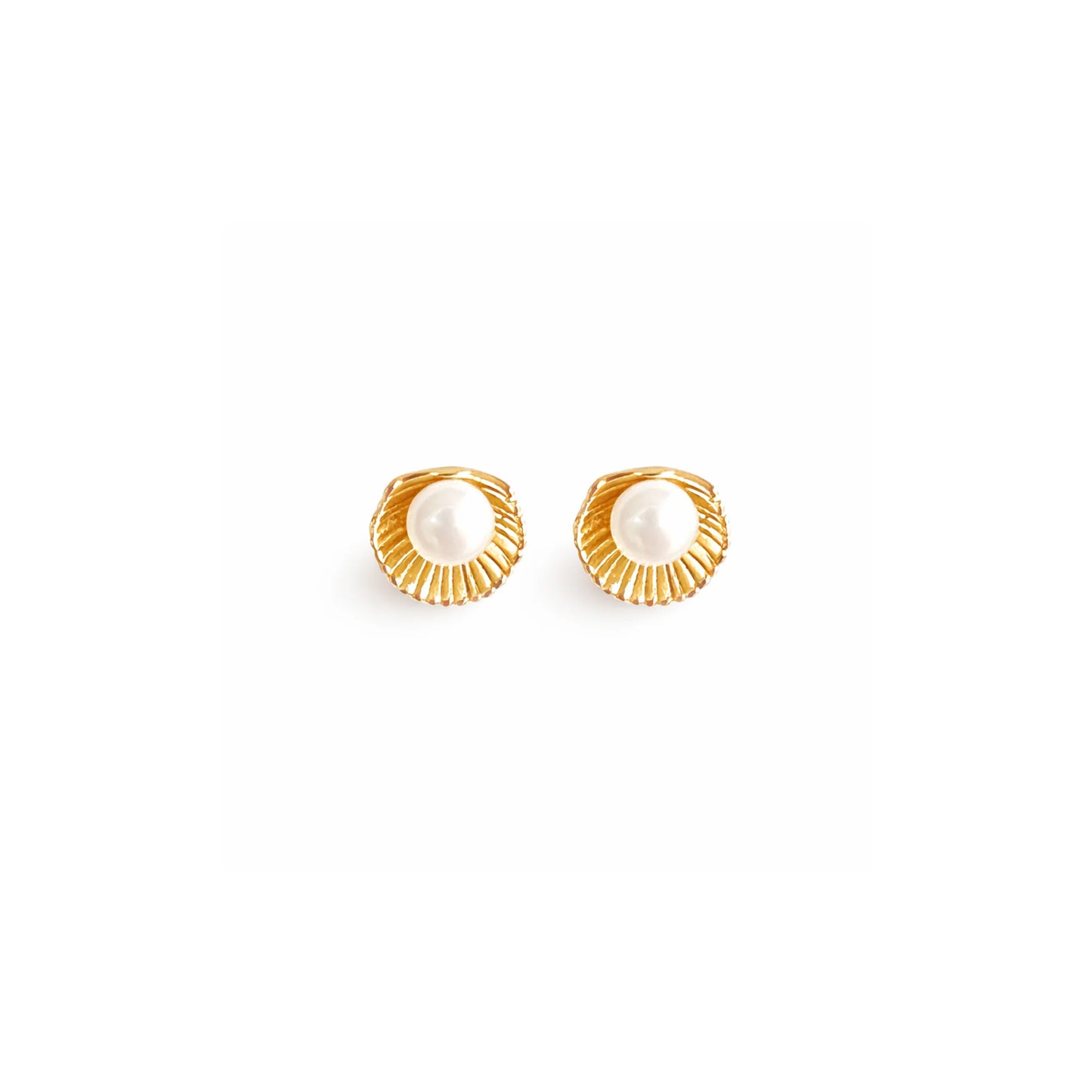 Boucles d'oreilles à tige nacres