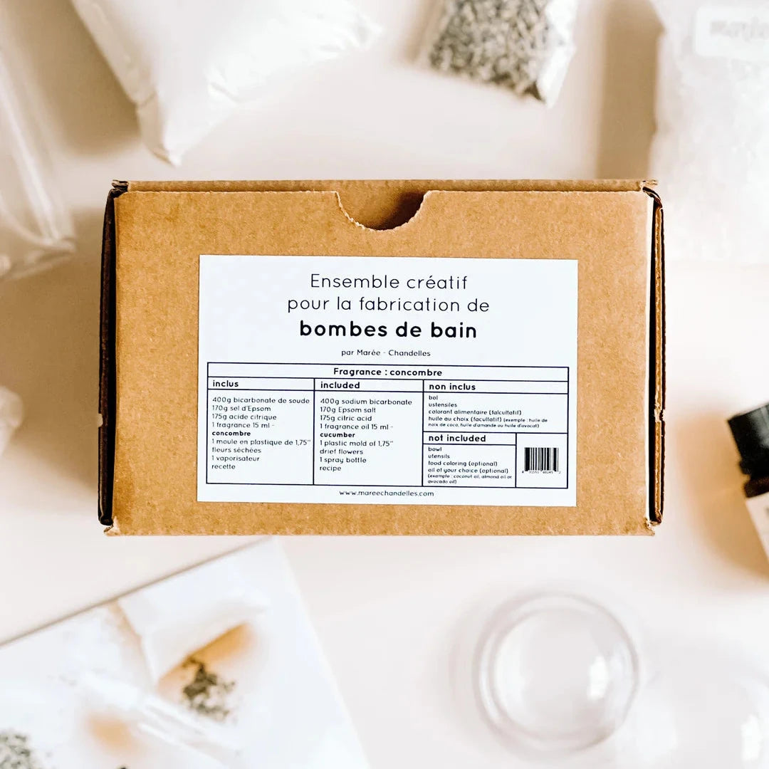 Ensemble créatif - Fabrication de bombes de bain