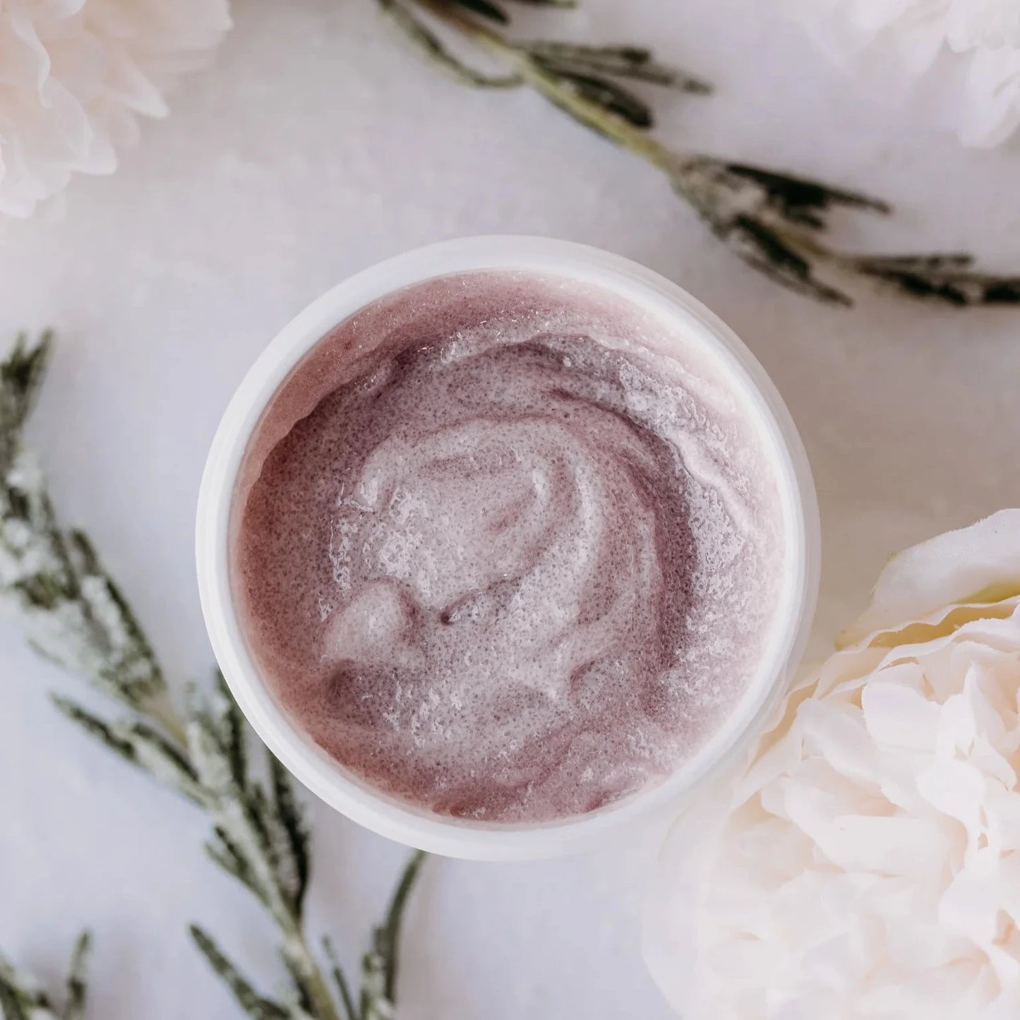Exfoliant Pivoine givrée - Corps visage et cuir chevelu