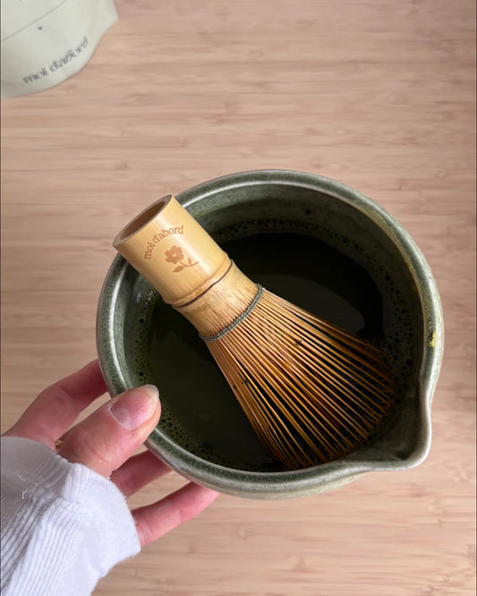 Fouet à matcha en bambou