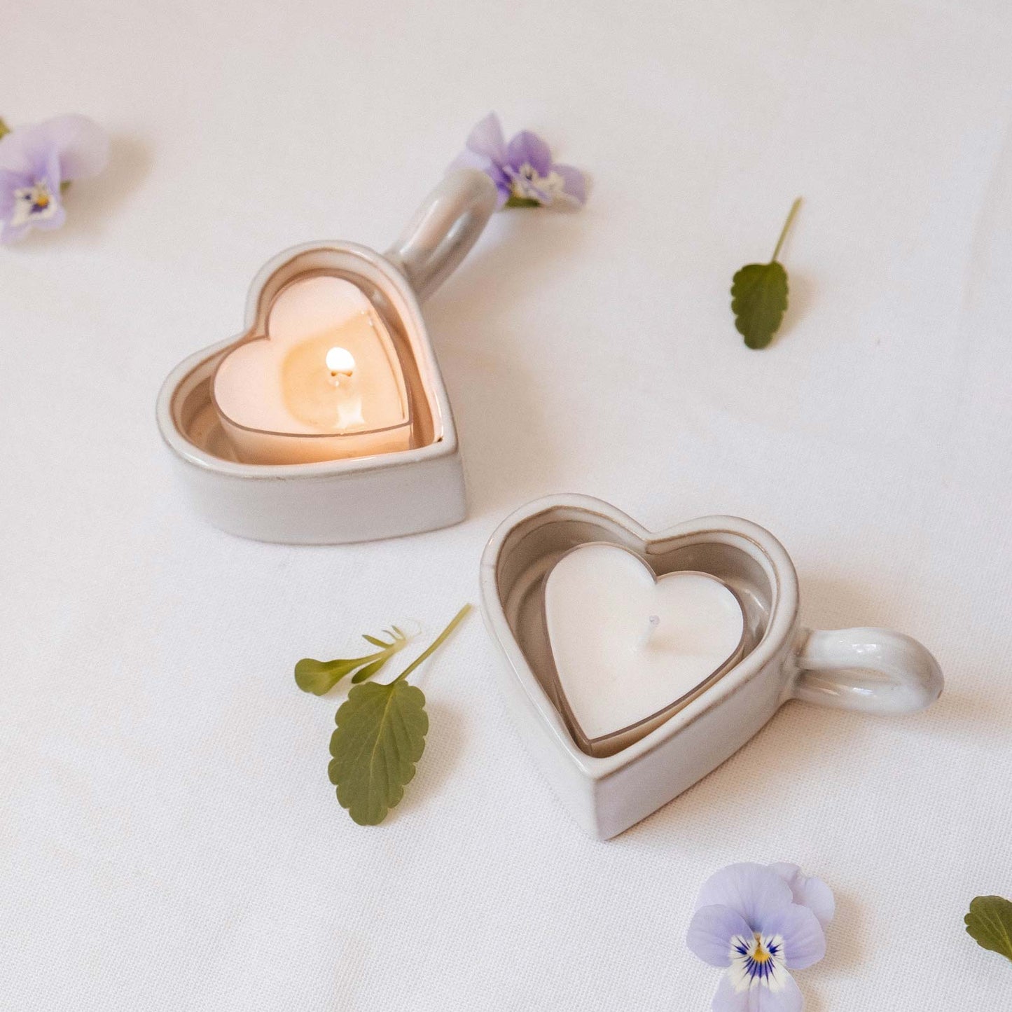 Porte-bougie à réchaud - Heart et Glow