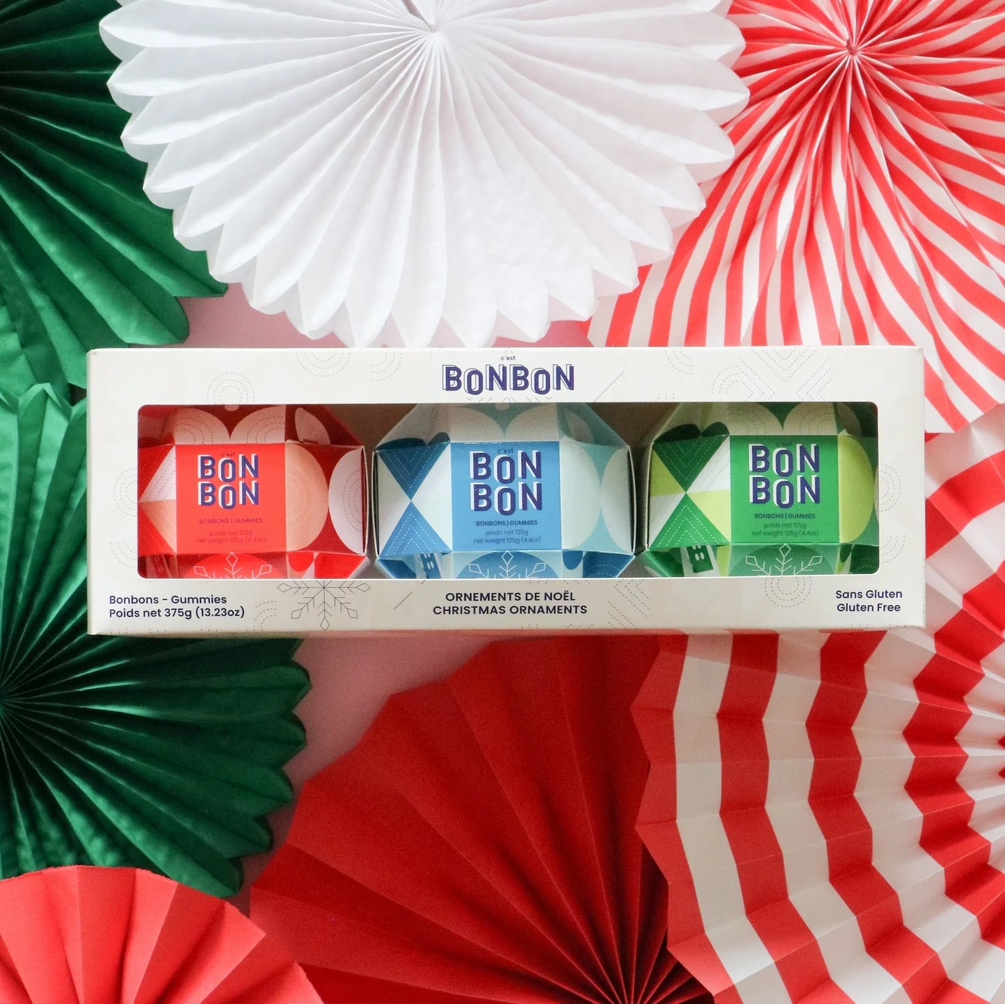 Trio Ornements de Noël - Bonbons