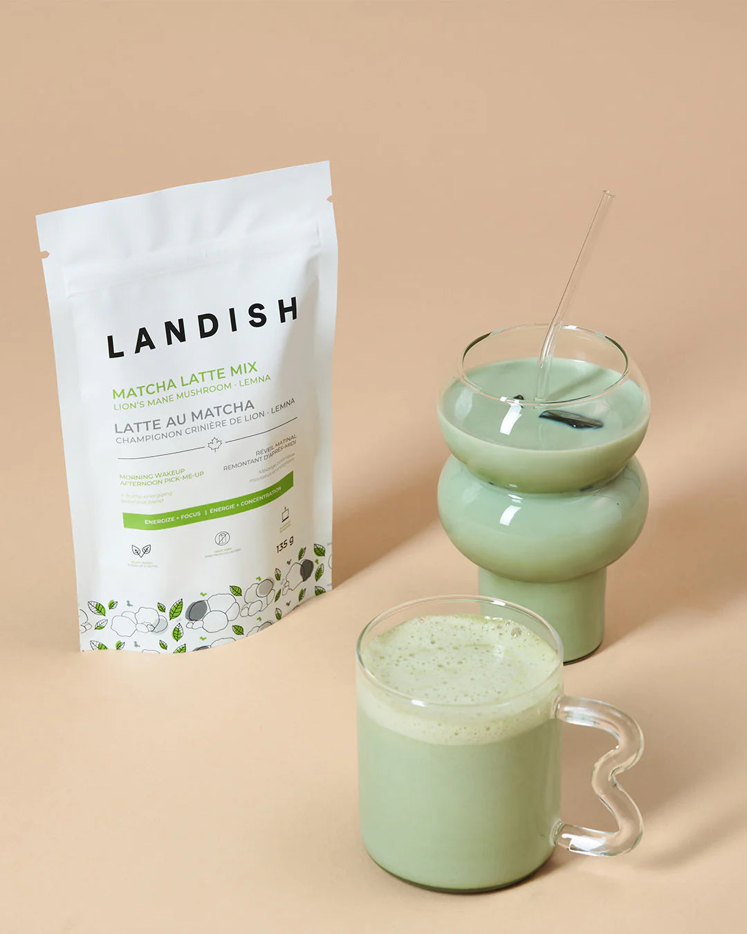 Latté au matcha