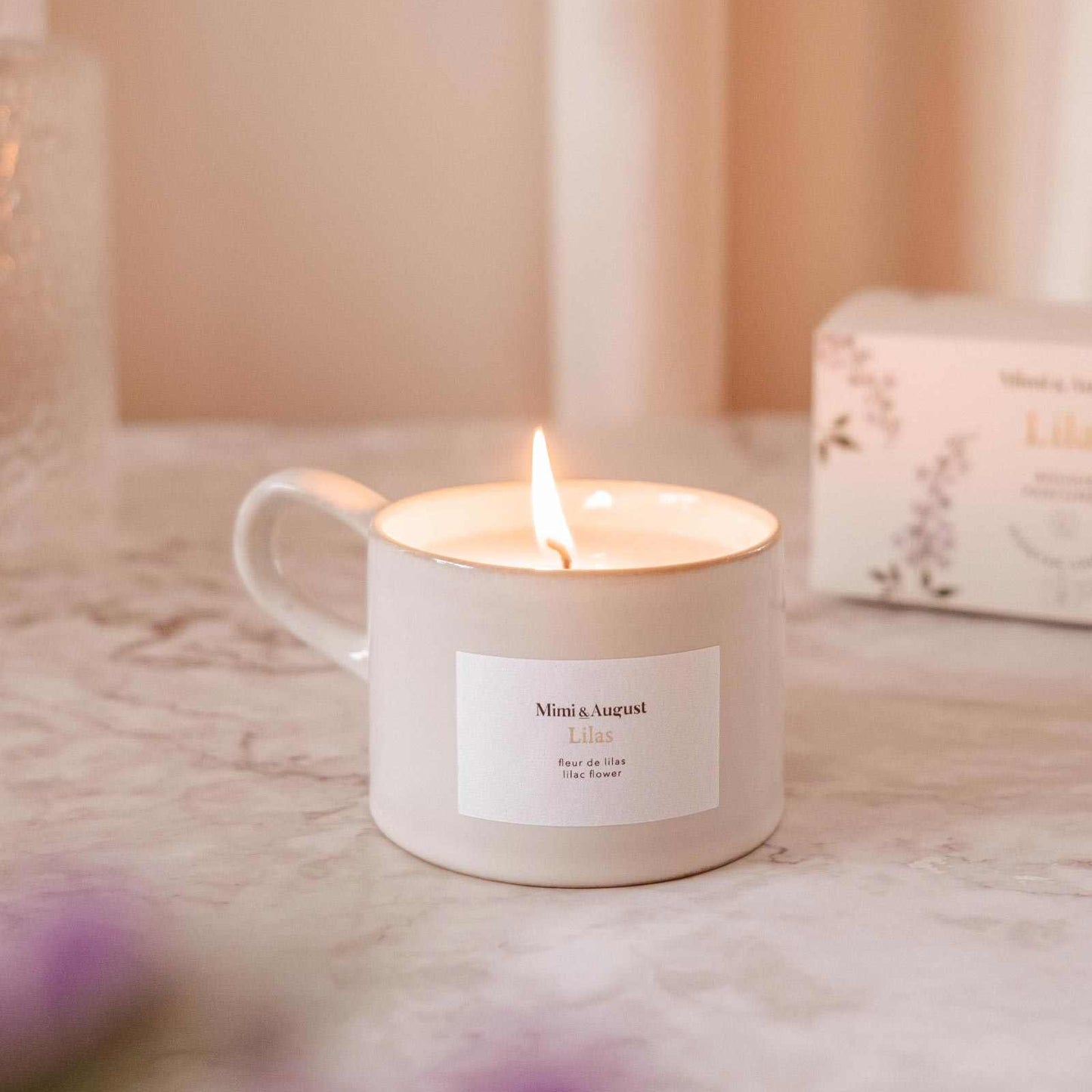 Chandelle Lilas - Tasse réutilisable