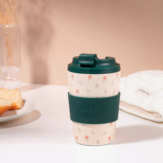 Tasse de voyage isotherme - Douceur fleurie
