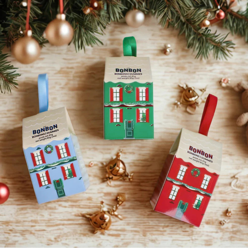 Petites maisons de Noël - Bonbons