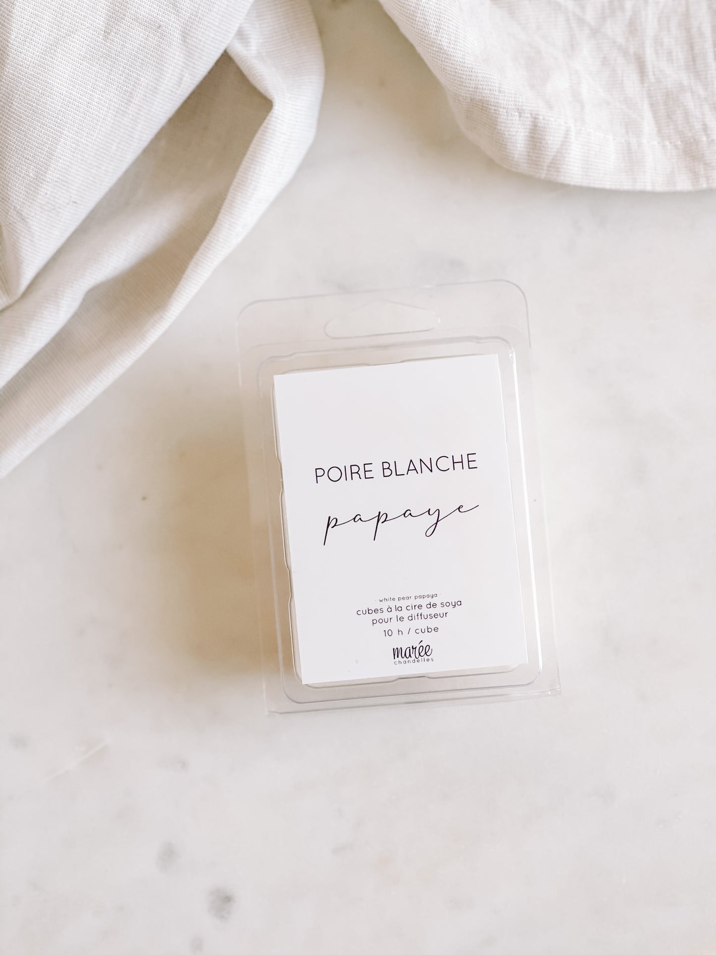 Pastilles de cire pour diffuseur - Poire blanche et Papaye