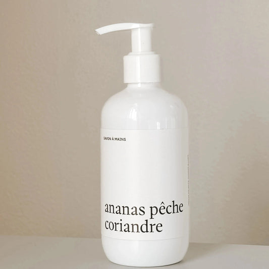 Savon à mains Format 250 ml - Ananas pêche coriandre