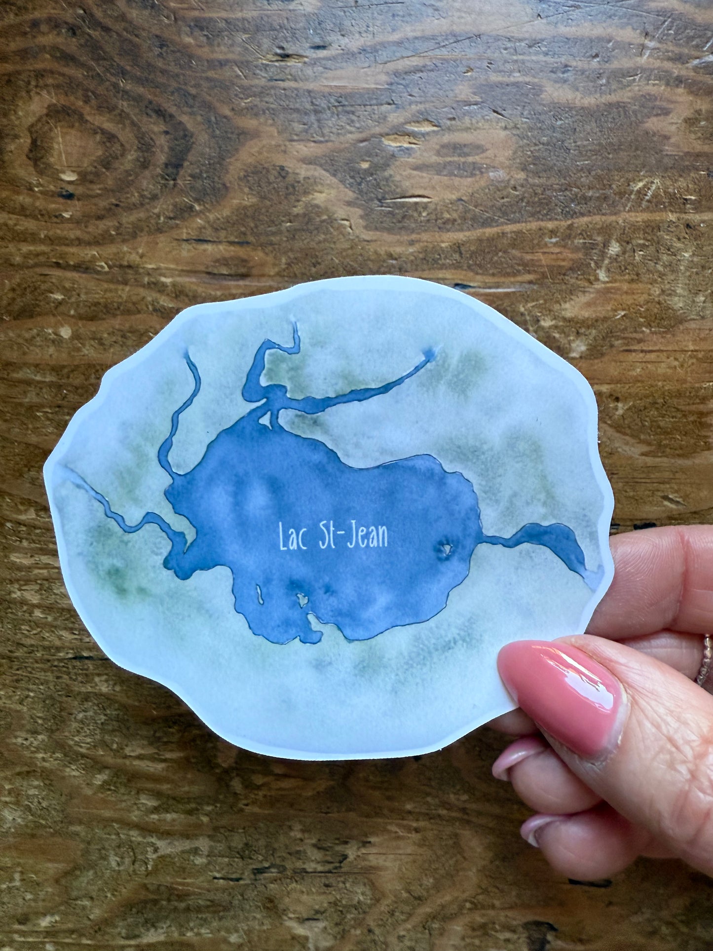 Autocollant vinyle - Lac St-Jean
