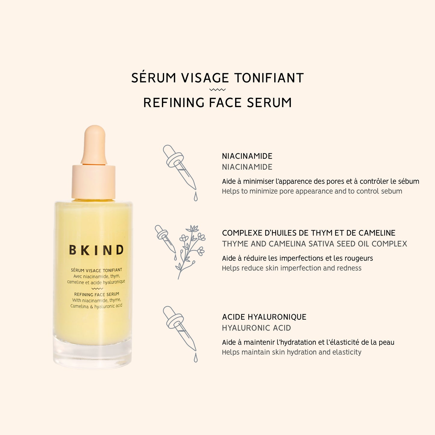 Sérum visage tonifiant