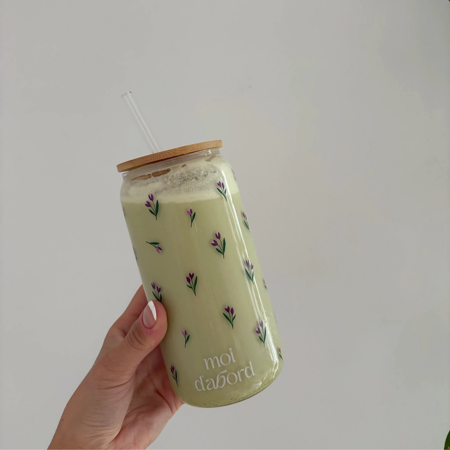 Tumbler en verre - Tulipe