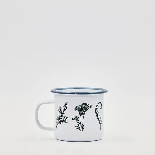 Tasse en acier émaillé - Les Mauvaises Herbes
