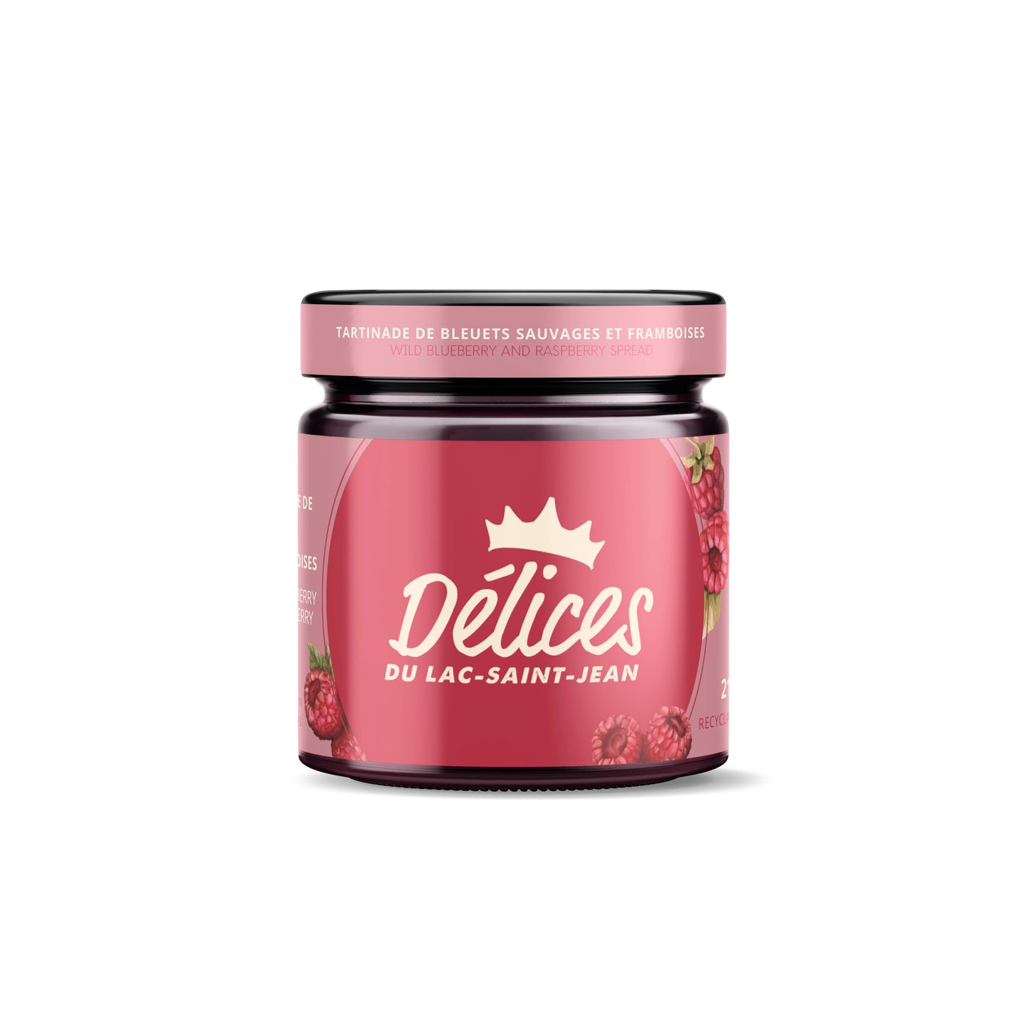 Tartinade de bleuets sauvages et framboises