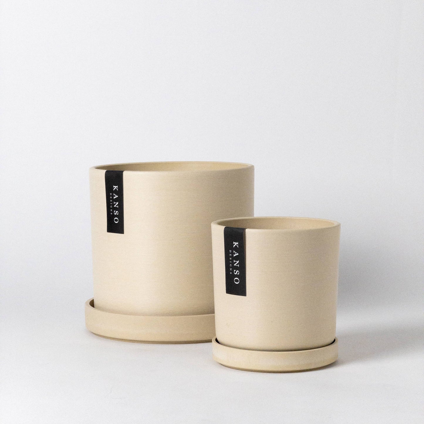 Pot et soucoupe Signature - 4 et 7 pouces