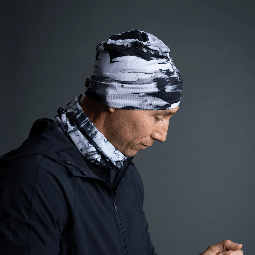 Tuque beanie - B & W