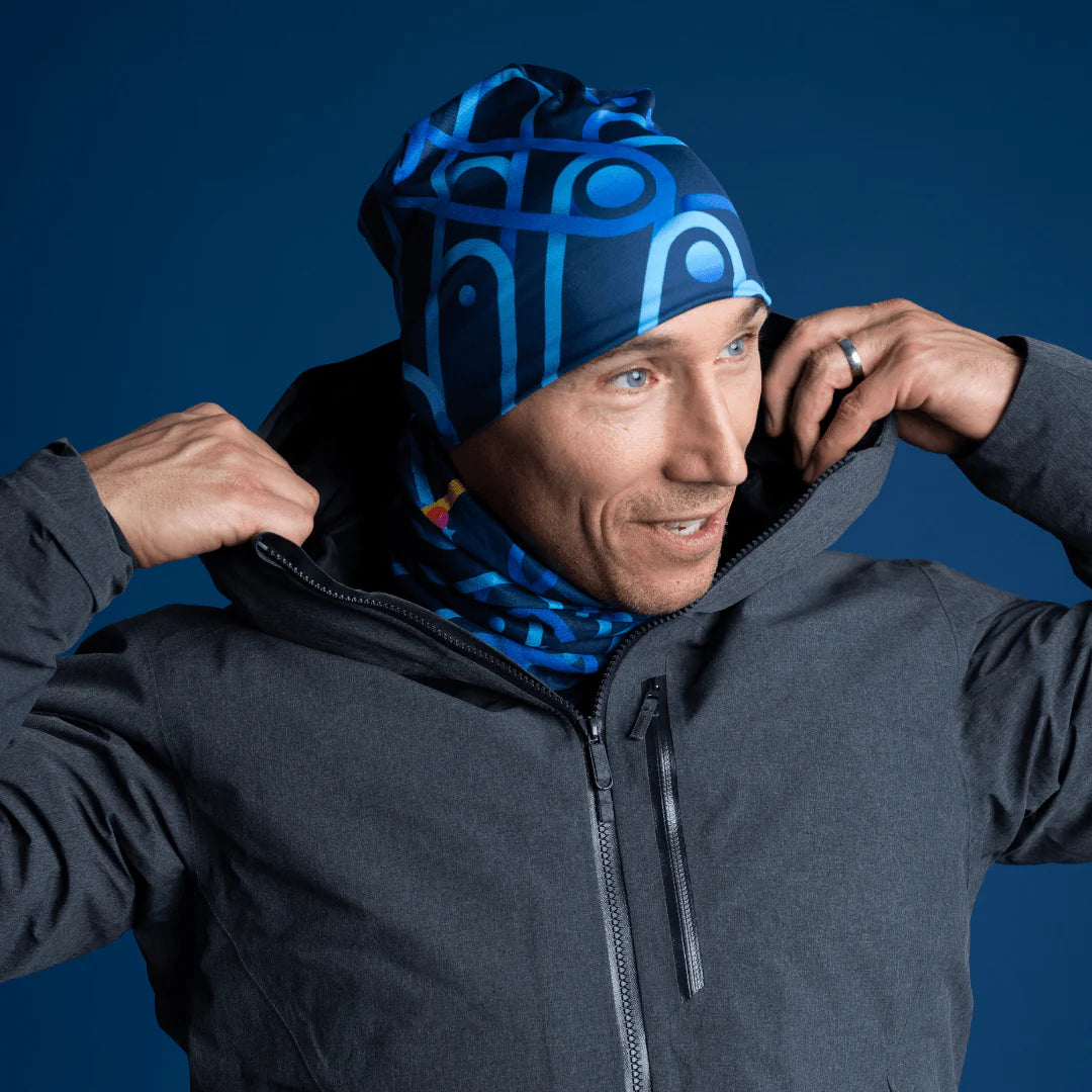 Tuque beanie - Bleu mécanique