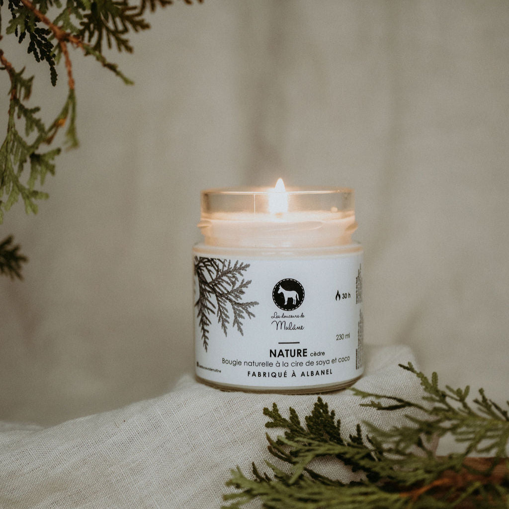 Chandelle - Nature et cèdre