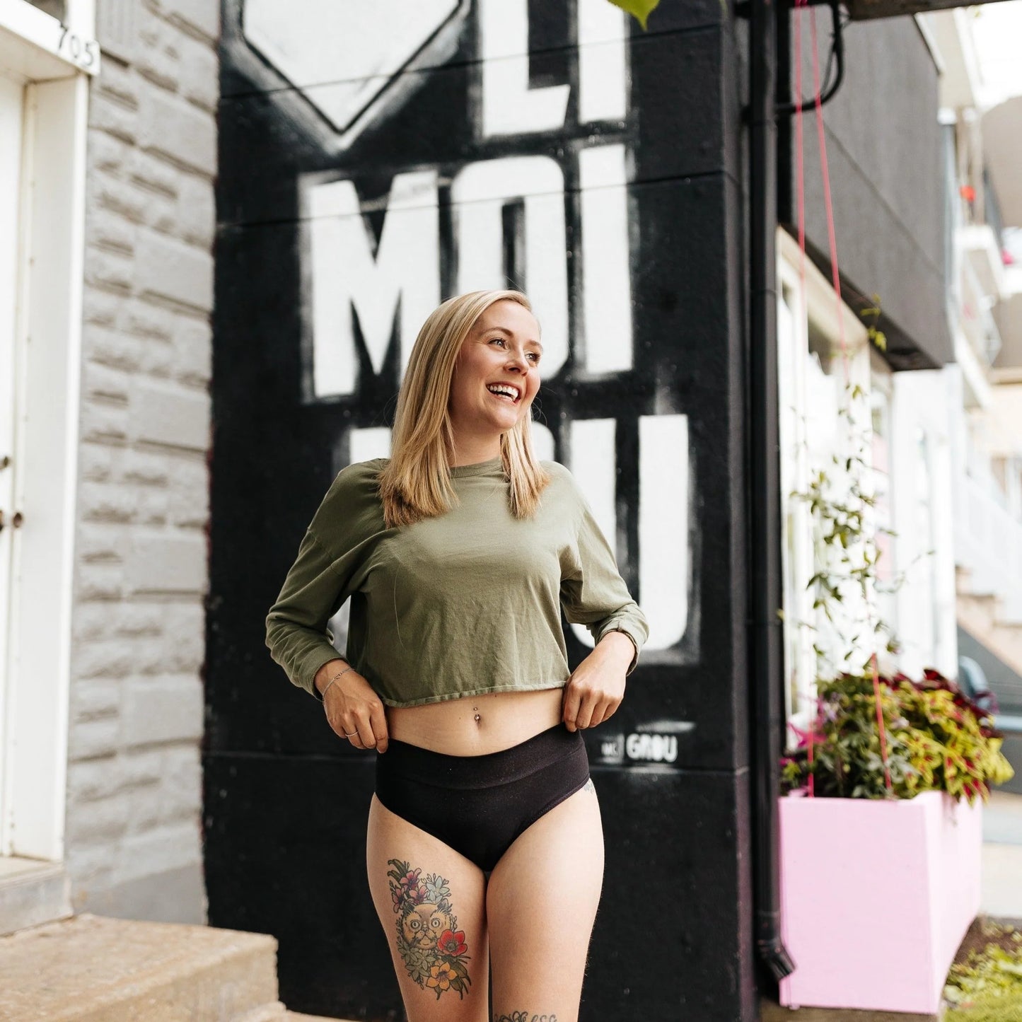 Culotte menstruelle lavable - Taille Classique Haute