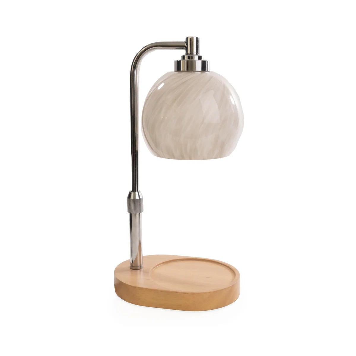Lampe chauffe-bougie - Verre soufflé