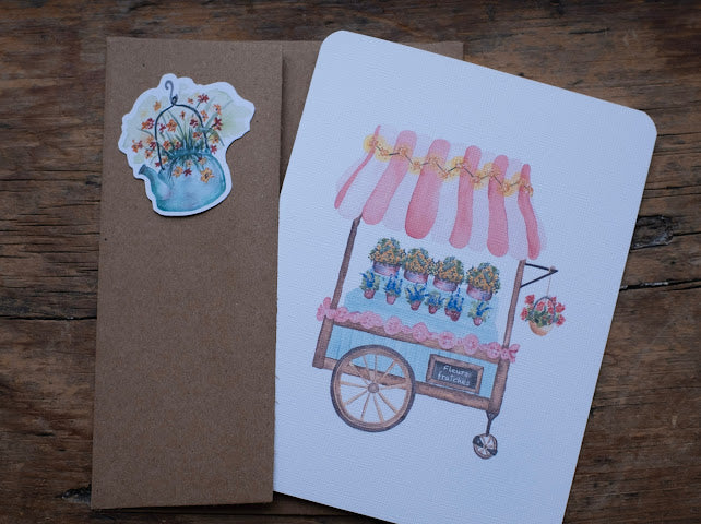 Carte de souhait - Maryse Watercolor