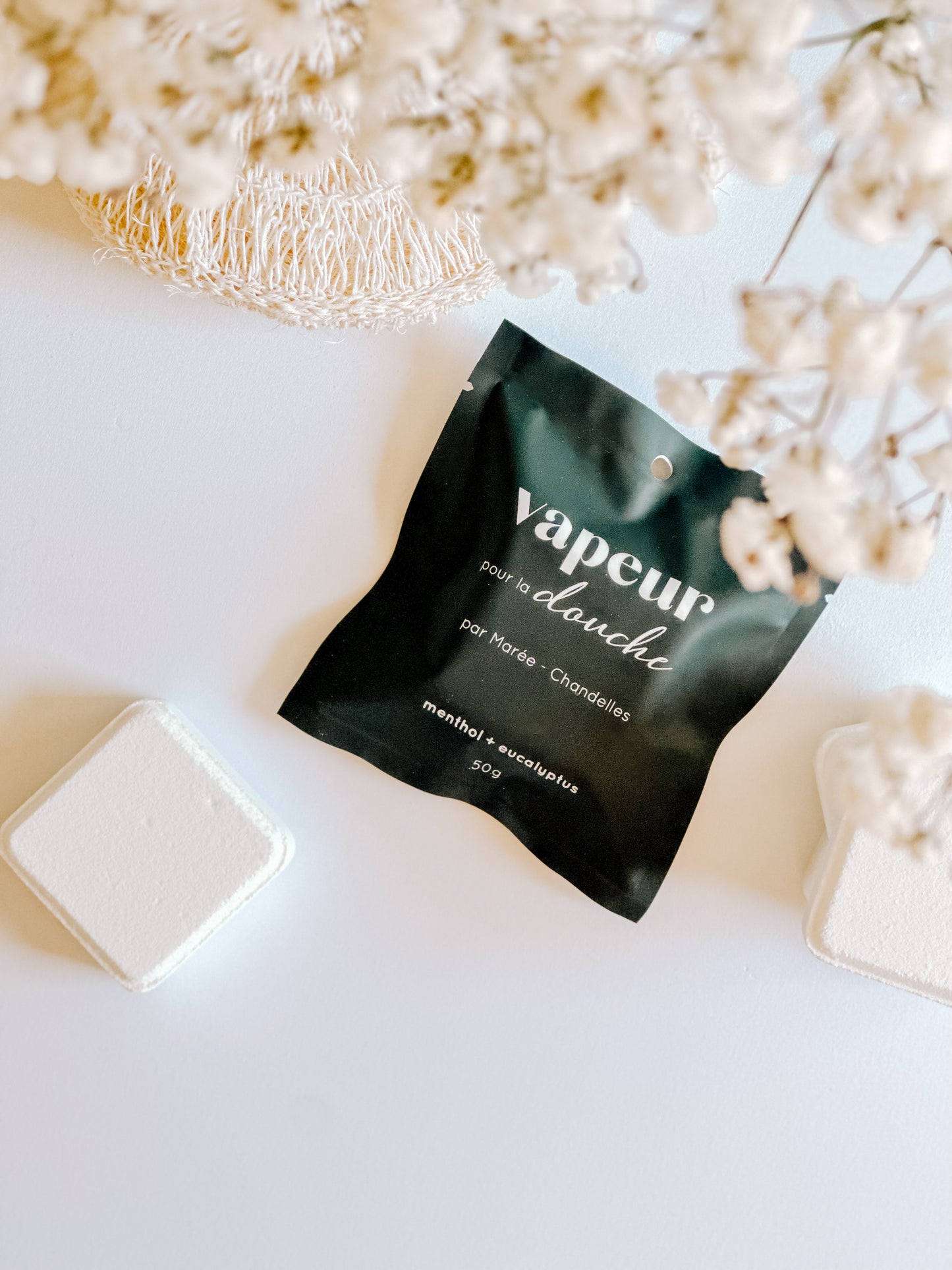 Vapeurs de douche Menthol et Eucalyptus
