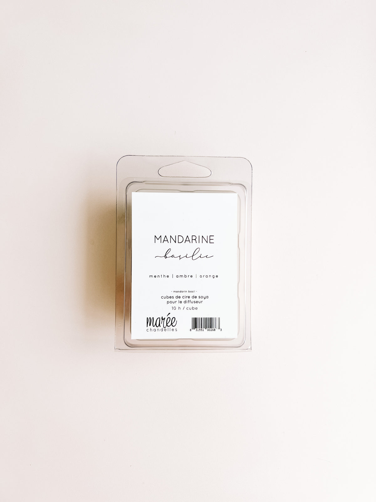 Pastilles de cire pour diffuseur - Mandarine Basilic