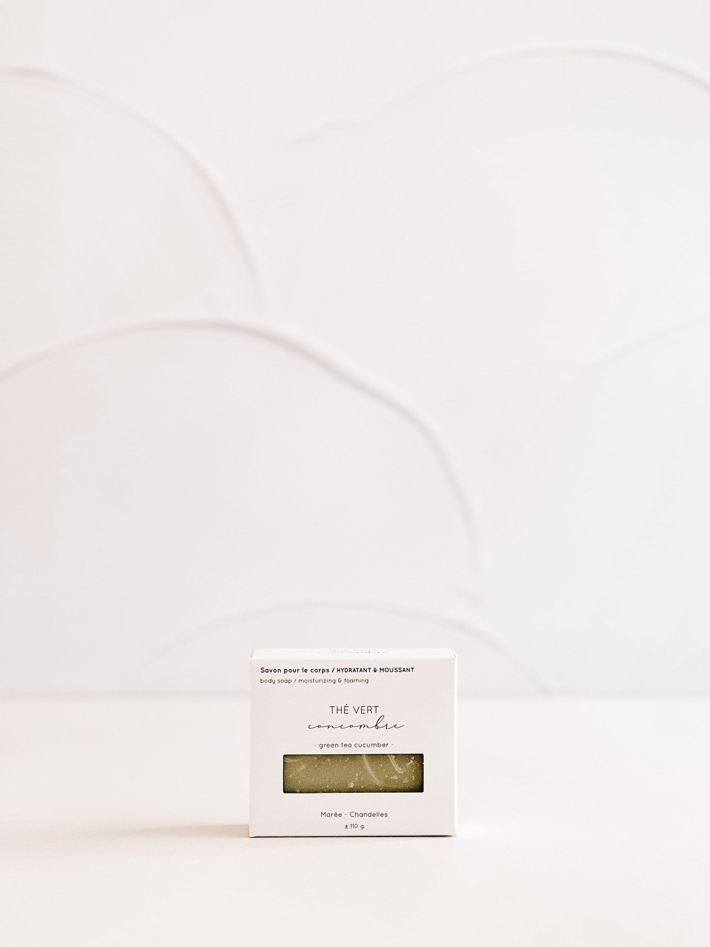 Savon pour le corps Thé vert Concombre - Hydratant et moussant