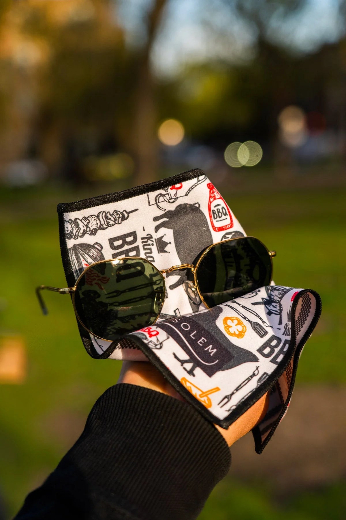 Lingettes à lunettes en microfibre - Le roi du grill