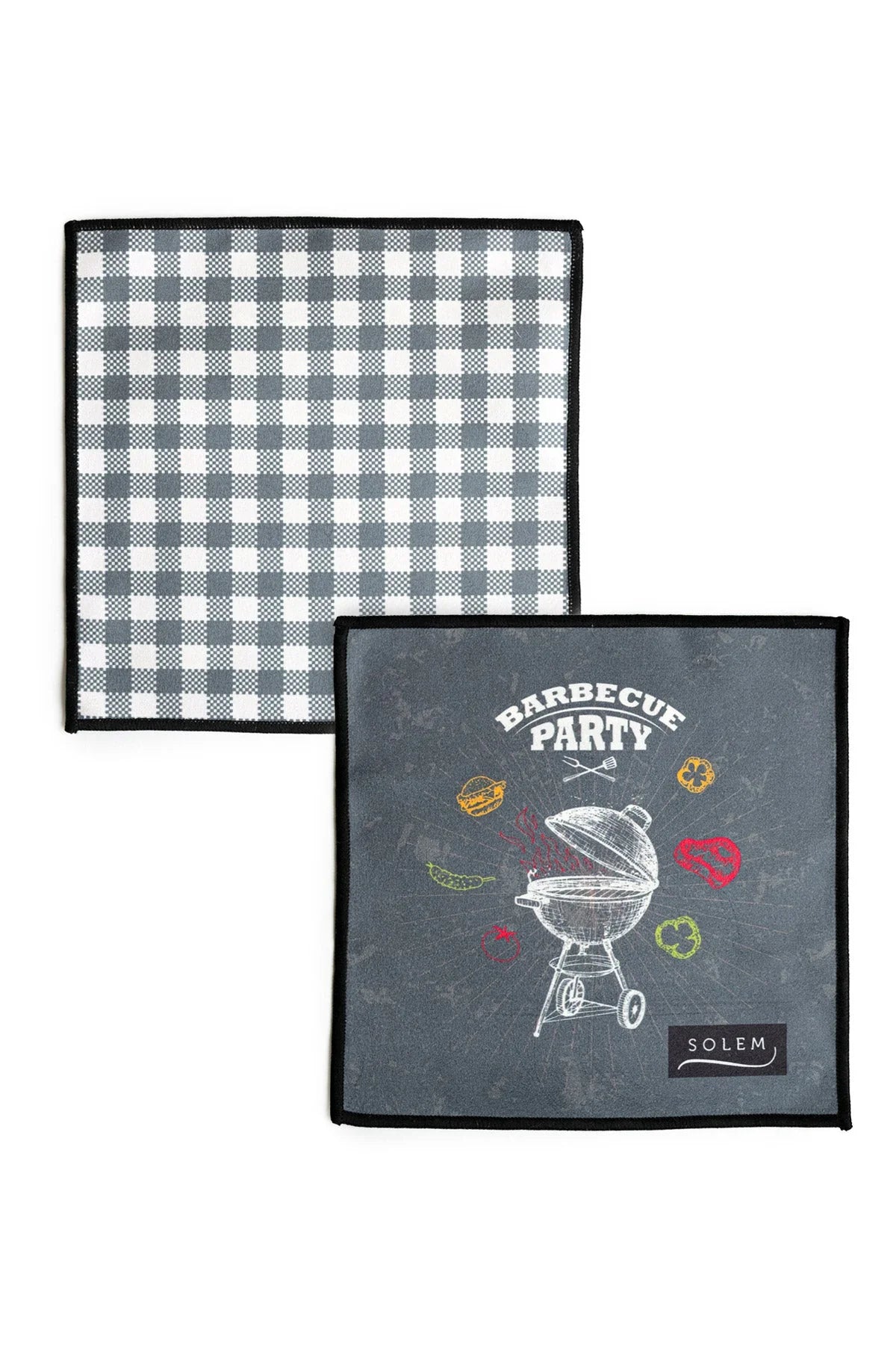 Lingettes à lunettes en microfibre - Le roi du grill