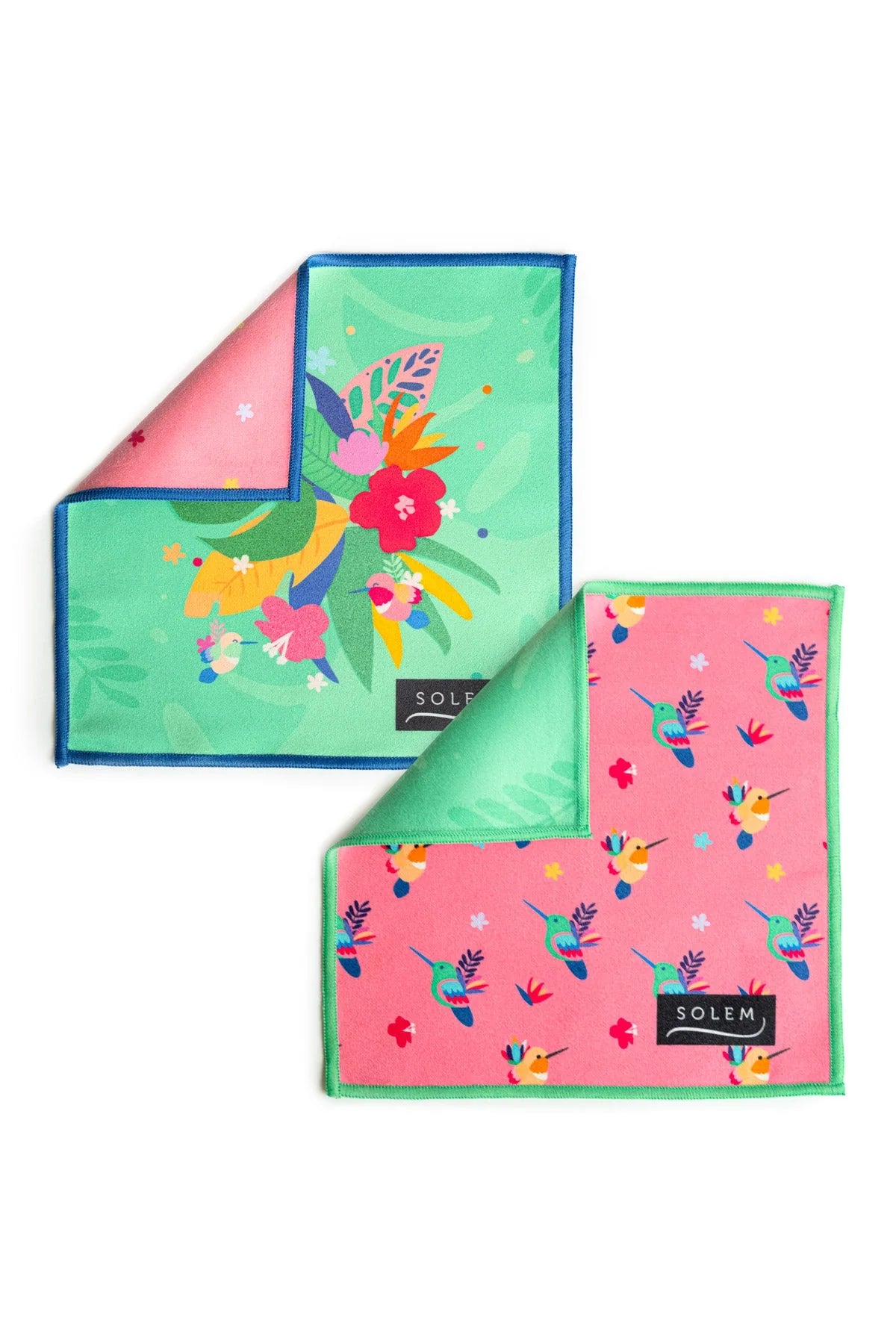 Lingettes à lunettes en microfibre - Oiseaux du paradis